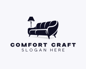 Upholsterer - Furniture Sofa Upholstery logo design