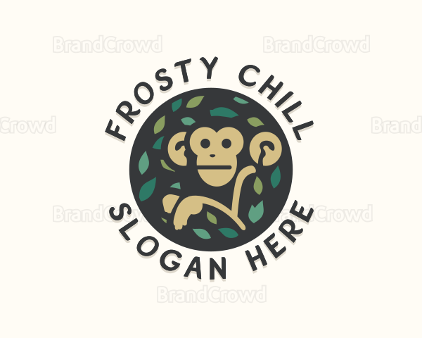 Forest Monkey Ape Logo