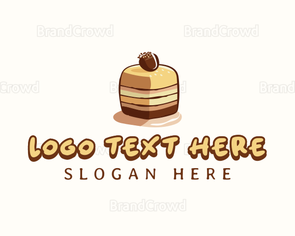 Sweet Cake Dessert Logo