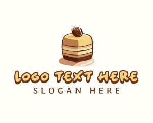 Sweet Cake Dessert Logo