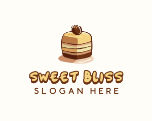 Sweet Cake Dessert logo design