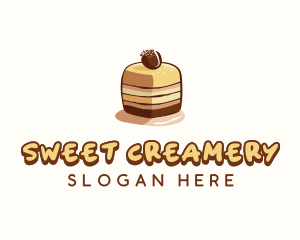 Sweet Cake Dessert logo design