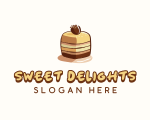 Sweet Cake Dessert logo design