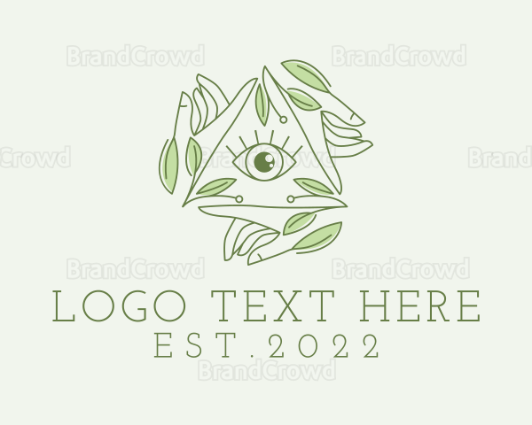 Mystic Nature Leaves Logo