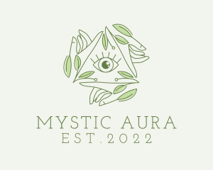 Mystic Nature Leaves  logo design