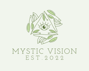 Mystic Nature Leaves  logo design