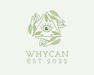 Clairvoyant - Mystic Nature Leaves logo design
