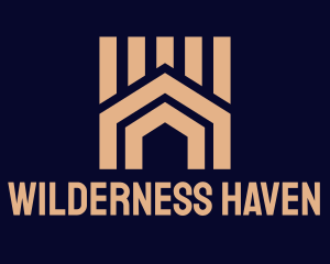 Lodge - Home Property Builder logo design