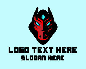 Dragon Gaming Mascot logo design