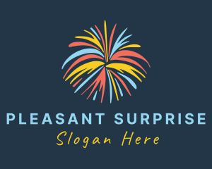 Surprise - Surprise Fireworks Burst logo design