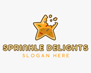 Star Cookie Sprinkles logo design