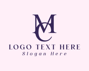 Letter Ea - Fashion Letter MC Monogram logo design