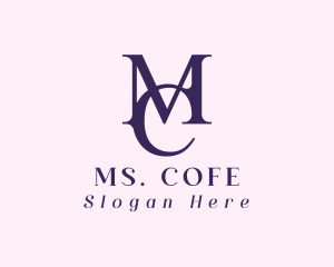 Fashion Letter MC Monogram logo design