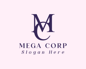Fashion Letter MC Monogram logo design