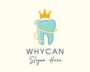 Cosmetic Dentistry - Royal Tooth Crown logo design