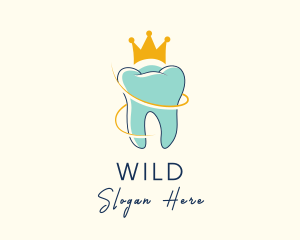 Dentist - Royal Tooth Crown logo design