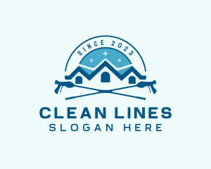 House Pressure Washer  logo design