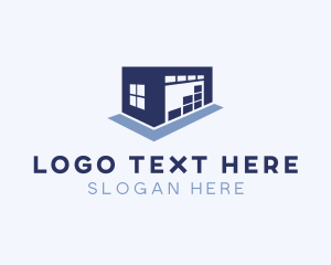 Facility - Logistics Warehouse Building logo design