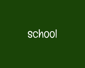 Generic School Chalkboard logo design