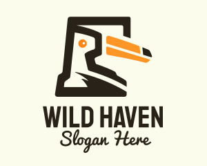 Wild Toucan Bird  logo design