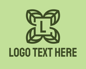 Green Leaf - Leaf Plant Letter logo design