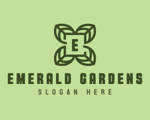 Leaf Plant Organic logo design