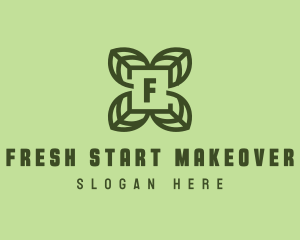 Leaf Plant Organic logo design