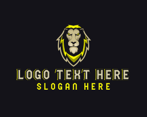 Predator - Wild Lion Predator logo design