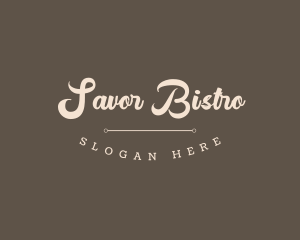 Elegant Bistro Restaurant Logo