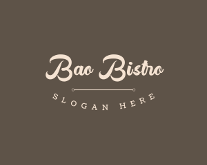 Elegant Bistro Restaurant logo design