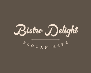 Elegant Bistro Restaurant logo design