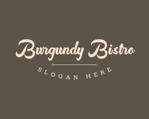 Elegant Bistro Restaurant logo design