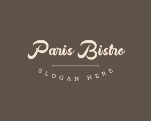 Elegant Bistro Restaurant logo design