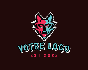 Wolf - Wolf Animal Gaming logo design