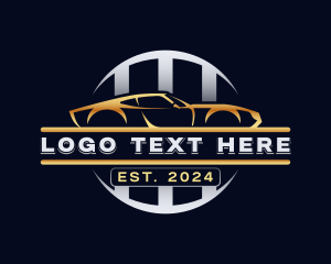 Sedan - Car Mechanic Garage logo design