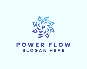 Spiral Power Energy logo design