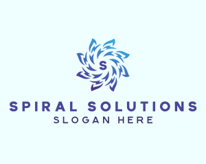 Spiral Power Energy logo design