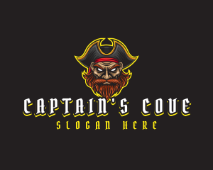 Captain - Pirate Man Captain logo design