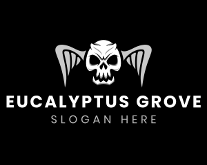 Scary Death Skull logo design