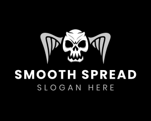 Scary Death Skull logo design