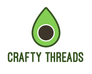 Green Avocado Sliced logo design