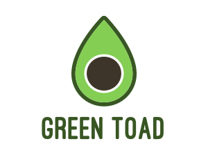 Green Avocado Sliced logo design