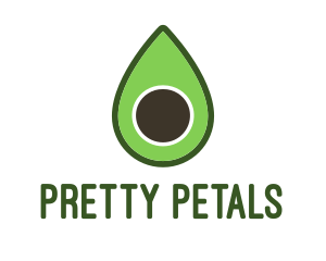 Green Avocado Sliced logo design