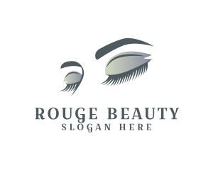 Beauty Cosmetics Eyelashes logo design