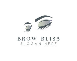 Beauty Cosmetics Eyelashes logo design