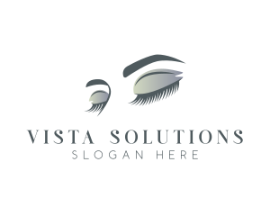 Beauty Cosmetics Eyelashes logo design