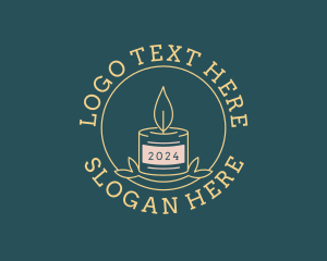 Candlelight - Wax Candle Spa logo design