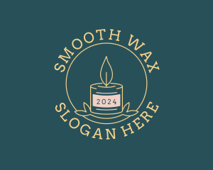 Wax Candle Spa logo design