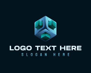 Gaming - Cube Technology App logo design