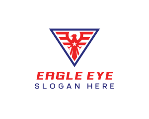 Patriot Eagle Badge logo design